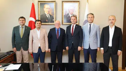 Samsun Üniversitesi Rektörü Aydın'dan Ordu Üniversitesi Rektörü Baş'a ziyaret