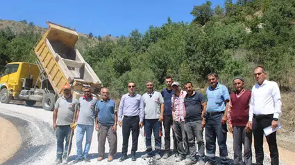 Polat, Doğangir’deki Yol Çalışmalarını İnceledi