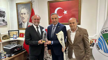 Tahtasız, Zonguldak Belediyesini Ziyaret Etti