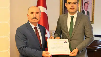 Ömer Tök’ten Vali Çalgan’a Veda Ziyareti