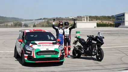 Toprak Razgatlıoğlu ve Ali Türkkan, Castrol Performance Day'de gösteri sürüşü yaptı