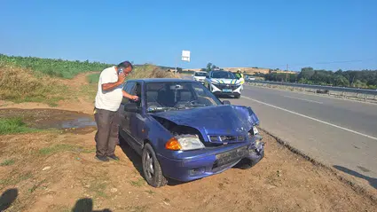 Samsun'da iki otomobil çarpıştı, 6 kişi yaralandı