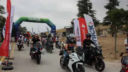 Motosiklet Tutkunları Çorum’da Buluştu