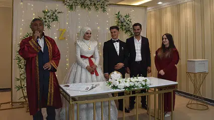 Gümüşhane'de 500 çift 'ücretsiz salon' hizmetiyle dünyaevine girdi