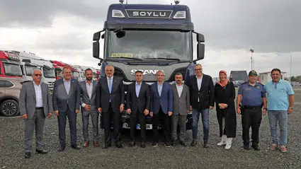 Bafra'da "Modern Kamyon ve Tır Garajı" hizmete açıldı