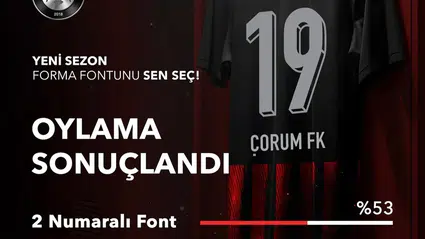 Arca Çorum FK'nin Fontu Belli Oldu