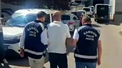 Samsun'da silahla bir kişiyi yaralayan şüpheli yakalandı