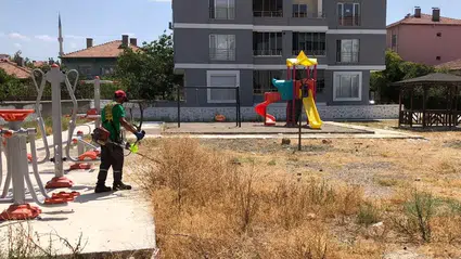 Osmancık’ta Park ve Bahçelerde Bakım