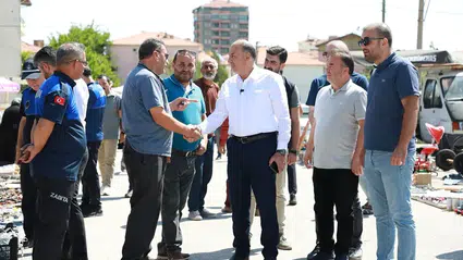 Arslan’dan Pazar Esnafına Ziyaret