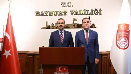 Sanayi ve Teknoloji Bakanı Kacır, Bayburt'ta konuştu