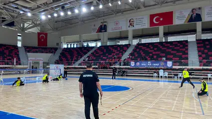 Çorum'da Görme Engelliler Goalball Ligi Heyecanı Başladı