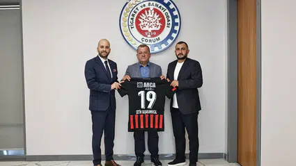 Arca Çorum FK Yönetiminden TSO’ya Ziyaret