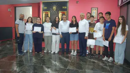 Merzifon’da LGS'de başarılı olan öğrenciler ödüllendirildi
