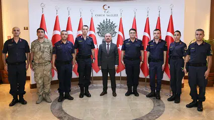 Terfi Eden Jandarma Personelini Kutladı