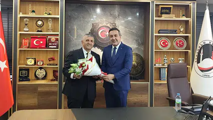 Dere, Çorumlu MHP İzmir İl Başkanını Ağırladı
