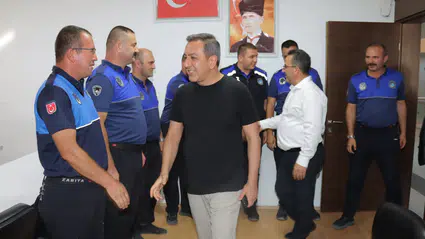 Dere’den Zabıtaya Ziyaret