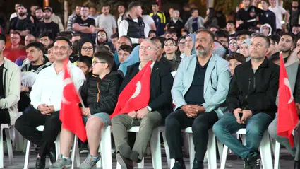 Çorum’da Milli Maç Coşkusu