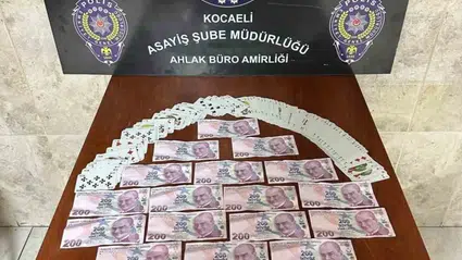 Samsun'da kumar oynayan 5 kişiye 46 bin 235 lira ceza kesildi