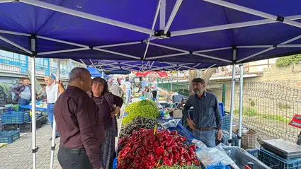 Çizikci, Pazarda Talepleri Dinledi