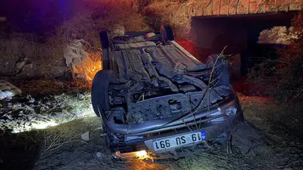 Otomobil Köprüden Uçtu: 1’i Ağır 2 Yaralı