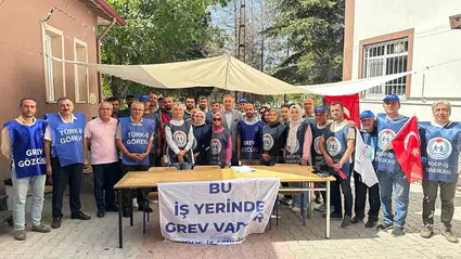 Tahtasız'dan SYDV Personelinin Grevine Destek