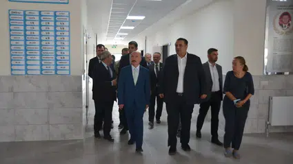 Çalgan, Kargı Cumhuriyet İlkokulu'nu İnceledi