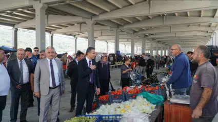 Pazarda Esnafın Nabzını Tuttular