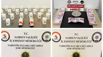 Samsun'da düzenlenen operasyonda uyuşturucu madde ele geçirildi