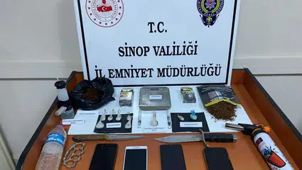 Sinop'ta uyuşturucu operasyonunda 3 kişi tutuklandı