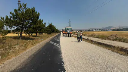 Çerkeş'te yeni yol çalışmaları sürüyor