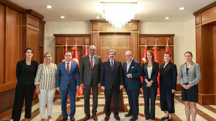 Alman heyetten Vali Tavlı'ya ziyaret