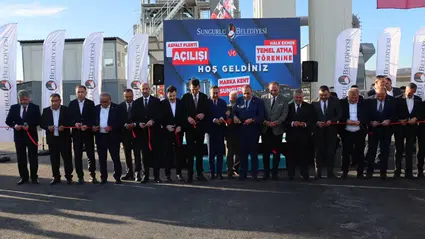 Bölgenin En Modern Asfalt Tesisi Hizmete Girdi