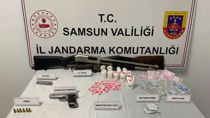 Samsun'da uyuşturucu operasyonunda 5 zanlı yakalandı