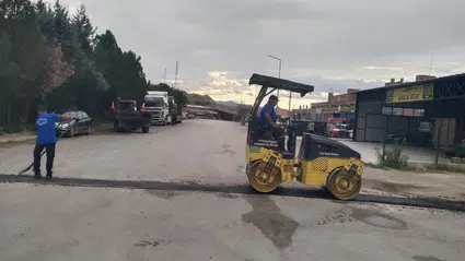 Sanayi Sitesi ve Belkavak Köyü Yollarına Bakım Yapıldı