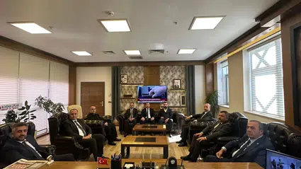 MHP Heyetinden Yeni Başhekime Ziyaret
