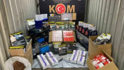 Bolu'da 310 bin 960 makaron ele geçirildi