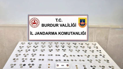 Burdur’da 195 sikke ele geçirildi