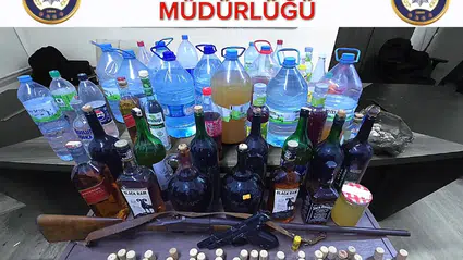 Sahte İçki Üreten 3 Kişi Yakalandı