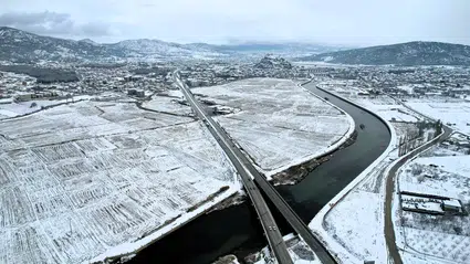 Osmancık’tan Kar Manzaraları