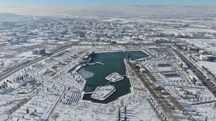 Kar, Kartpostallık Görüntüler Oluşturdu