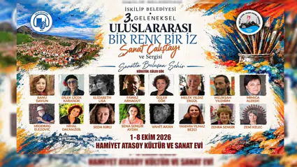 3. Uluslararası Bir Renk Bir İz Sanat Çalıştayı Başlıyor