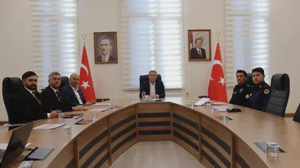 Alaca'da Okul Güvenlik Toplantısı Yapıldı