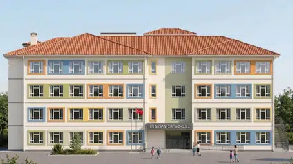 23 Nisan Ortaokulu Yeni Binasına Kavuşuyor