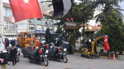 İskilip’te Makine Parkı Yeni Araçlarla Güçlendirildi