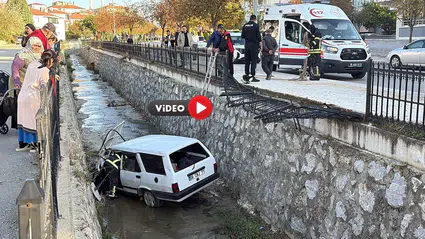 Freni Tutmadı, Dereye Uçtu