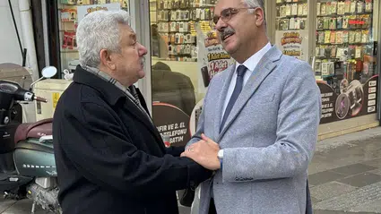 Hem Esnafı Dinledi Hem Dua Aldı