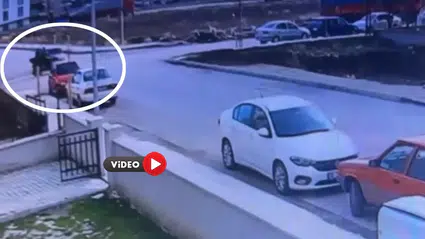 Baba Kız Ölümden Döndü, O Anlar Kamerada!