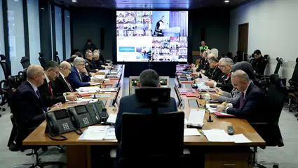 Bakan İle Tedbir Mesaisi