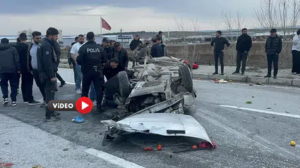 Çorum’da Devrilen Otomobildeki 3 Kişi Yaralandı