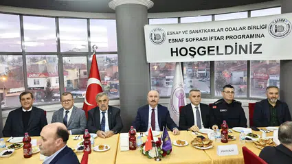 Çorum Protokolü ve Esnaf İftar Sofrasında Buluştu